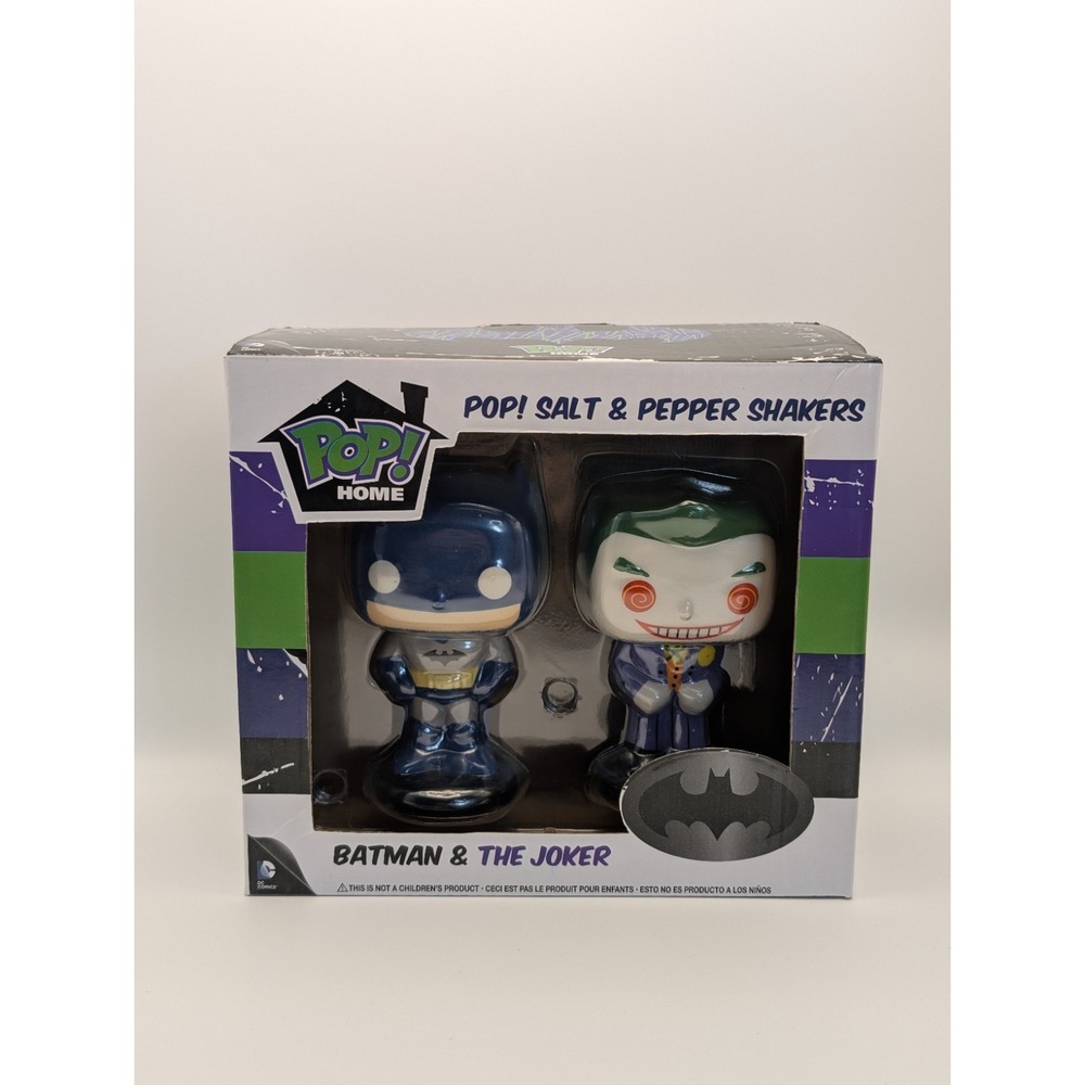 Funko Pop! Home Batman and The Joker Ceramic Salt & Pepper Shakers - Boxed